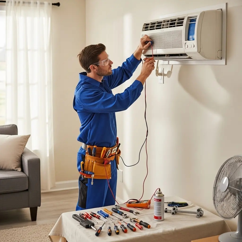 Demirci Warmhaus Warmhaus klima gaz dolumu ve bakım – Enerji verimliliği artırıldı. - Teknik servis örneği